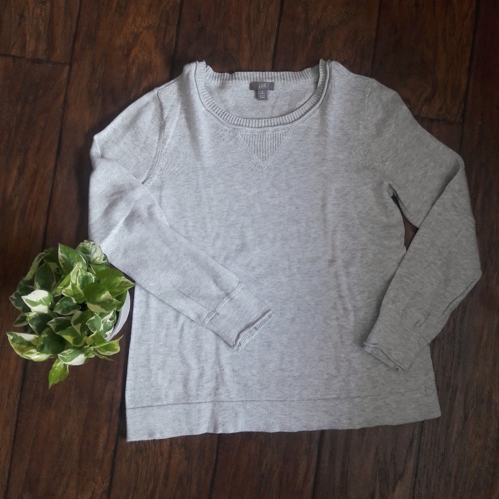 J. JILL Grey Sweater Small Petite
